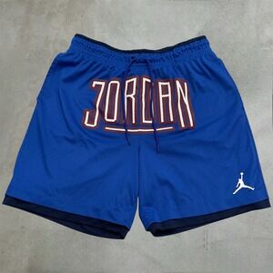Nike Jordan Sport DNA HBR Shorts Blue With Logo Men's Size Medium‎ DA7206-480